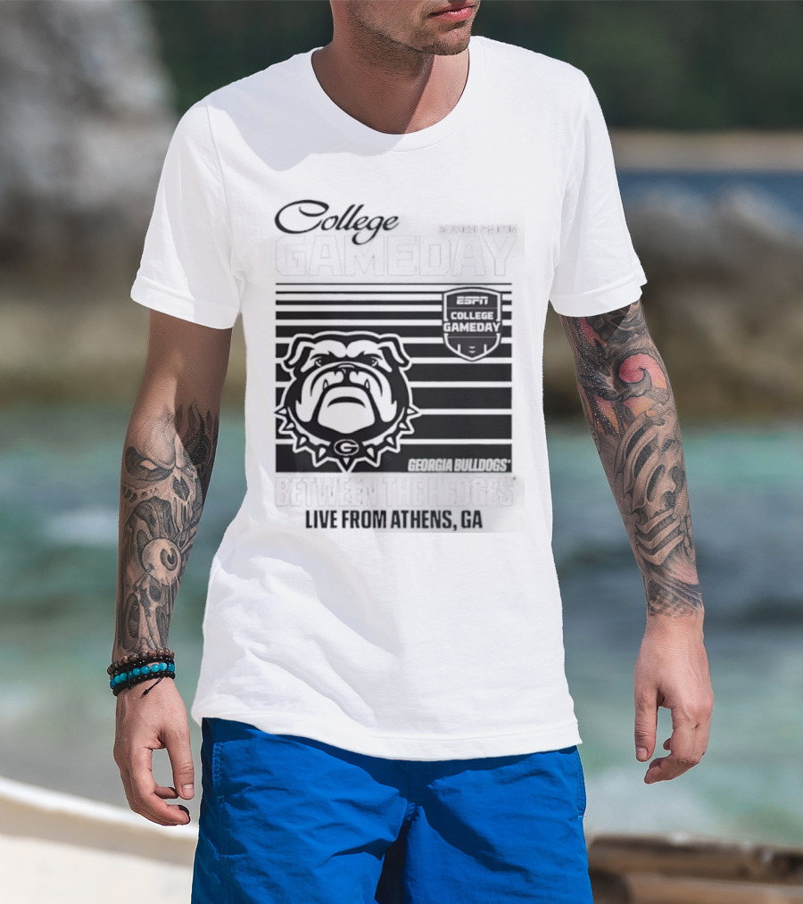 College GameDay Georgia Bulldogs Athens GA Live Show T-Shirt