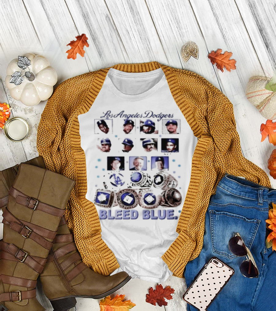 Los Angeles Dodgers Bleed Blue Signature Team Legends T-Shirt