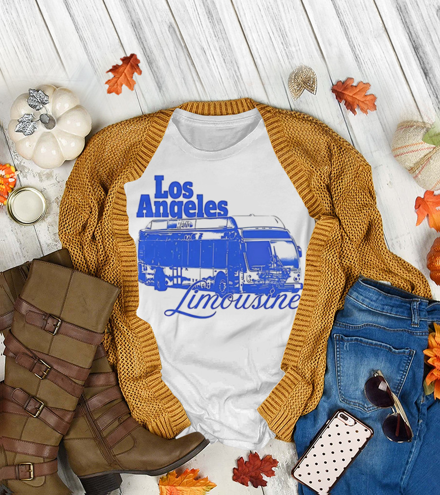 Los Angeles Limousine Retro Bus Experience T-Shirt