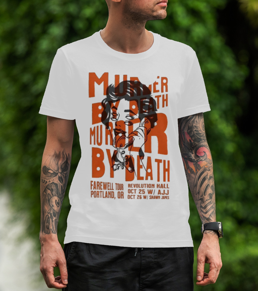 Murder By Death Farewell Tour Portland Revolution Hall Oct 23 24 2025 T-Shirt
