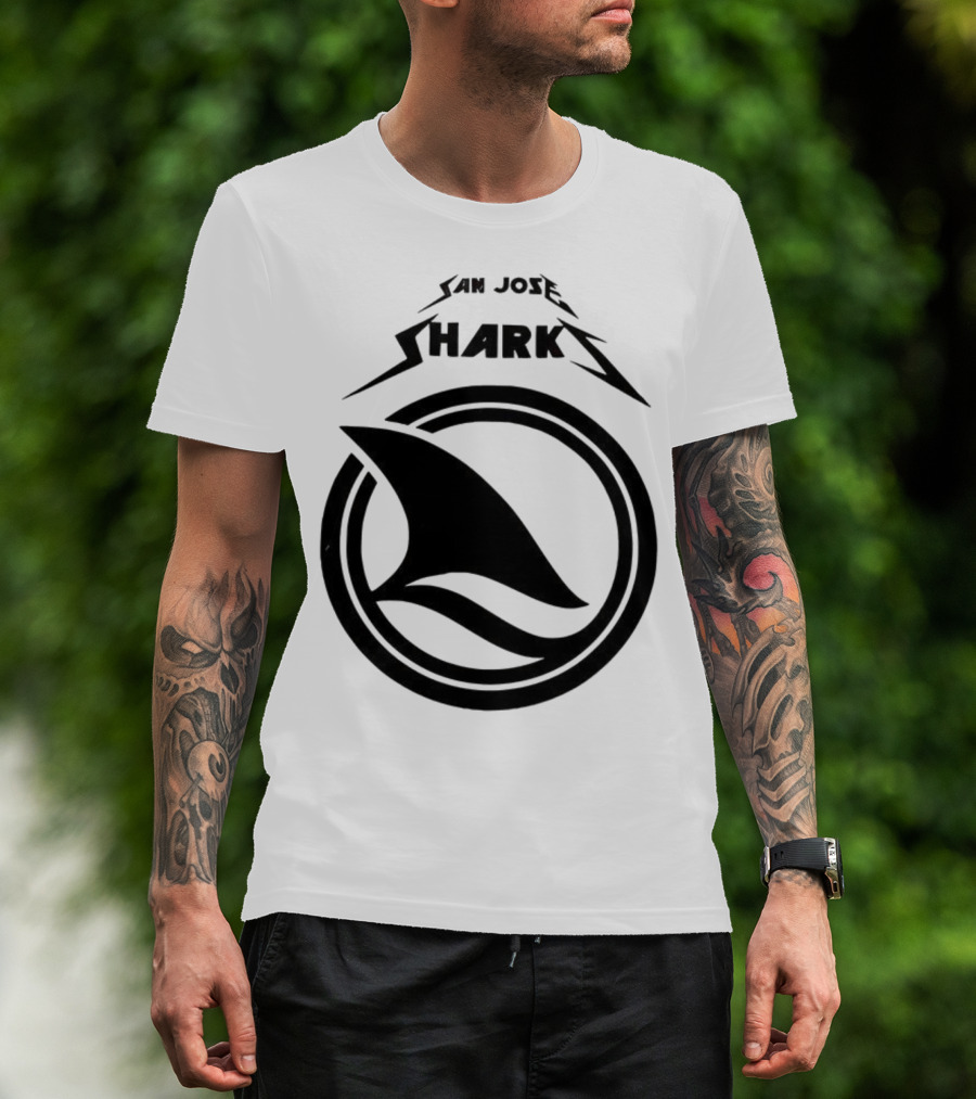 San Jose Sharks Shark Fin Game Day Favorite T-Shirt
