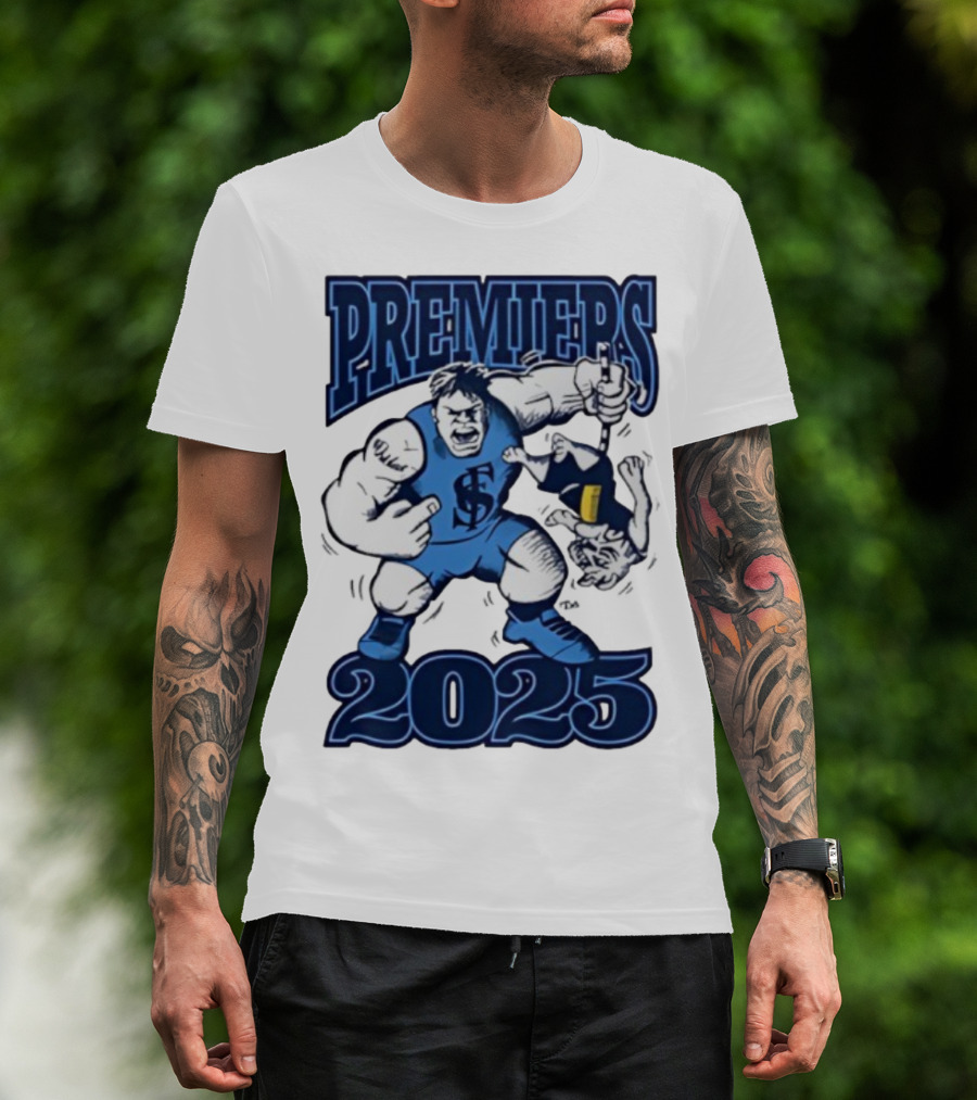 Sturt Football Club Premiers 2025 Mascot Victory Image T-Shirt