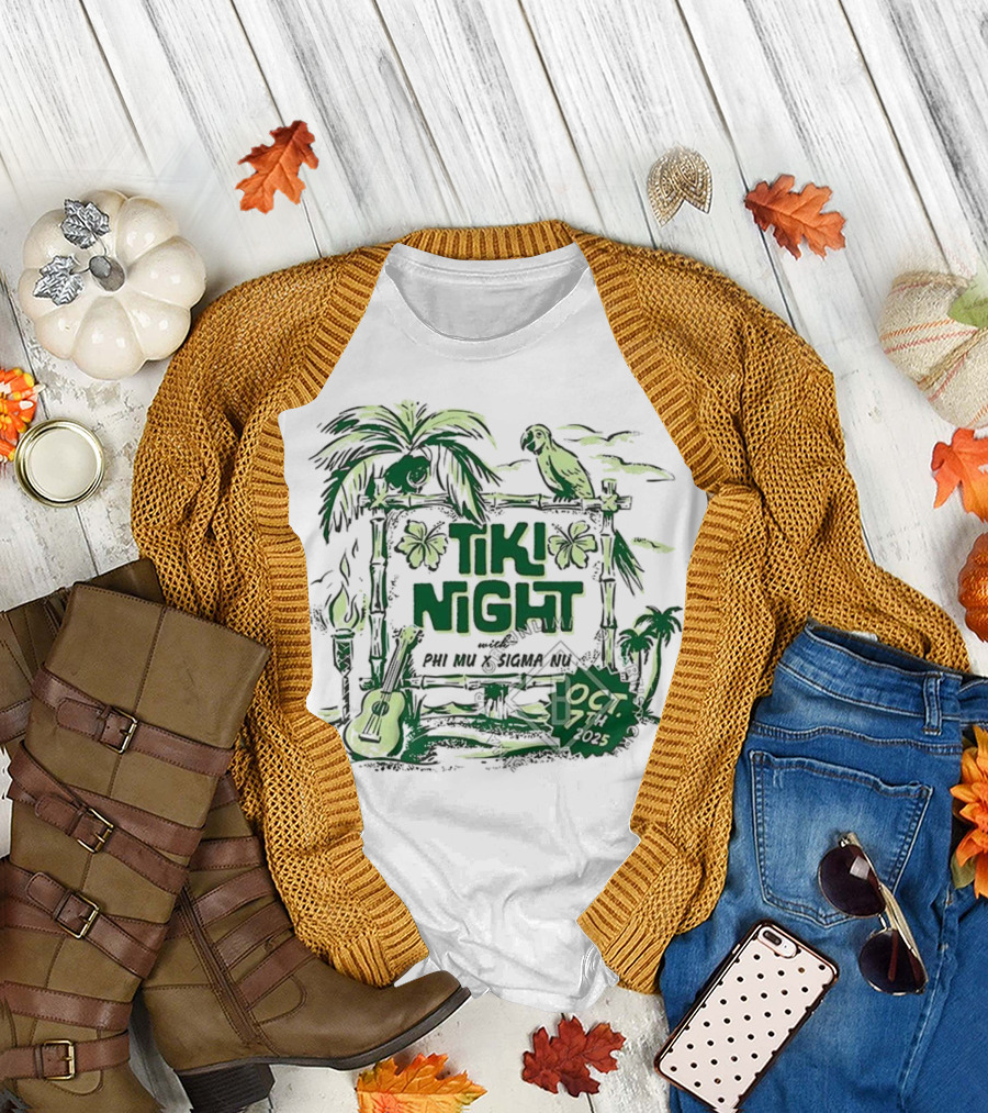 University of Mississippi Phi Mu Tiki Night Oct 17 2015 T-Shirt