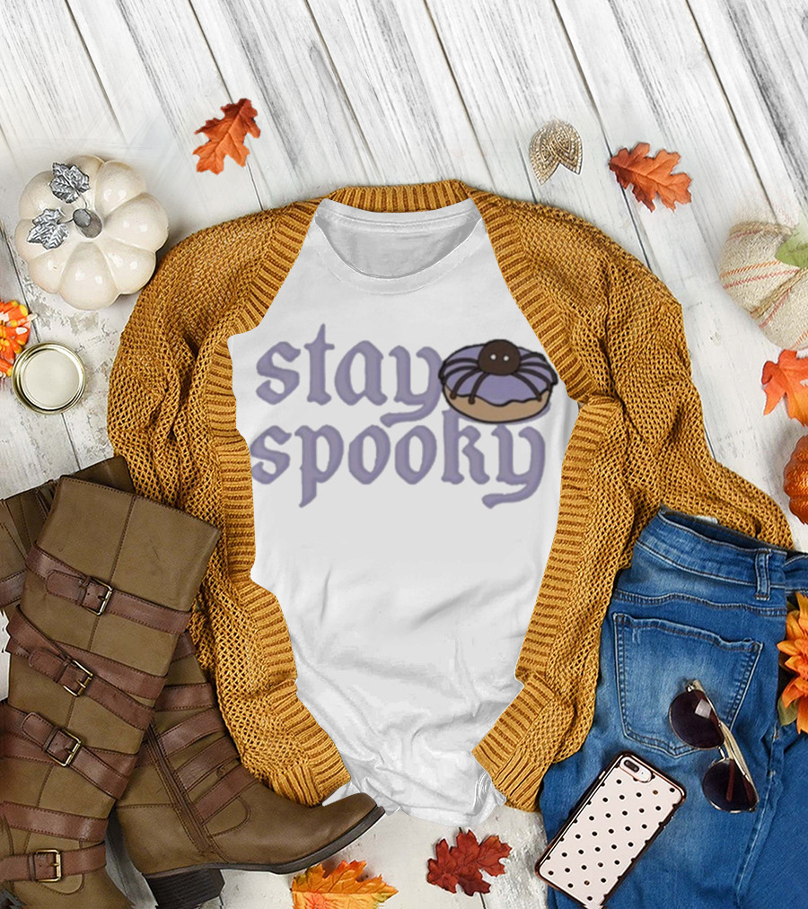 Stay Spooky Dunkin’ Donuts Halloween Donut Design T-Shirt
