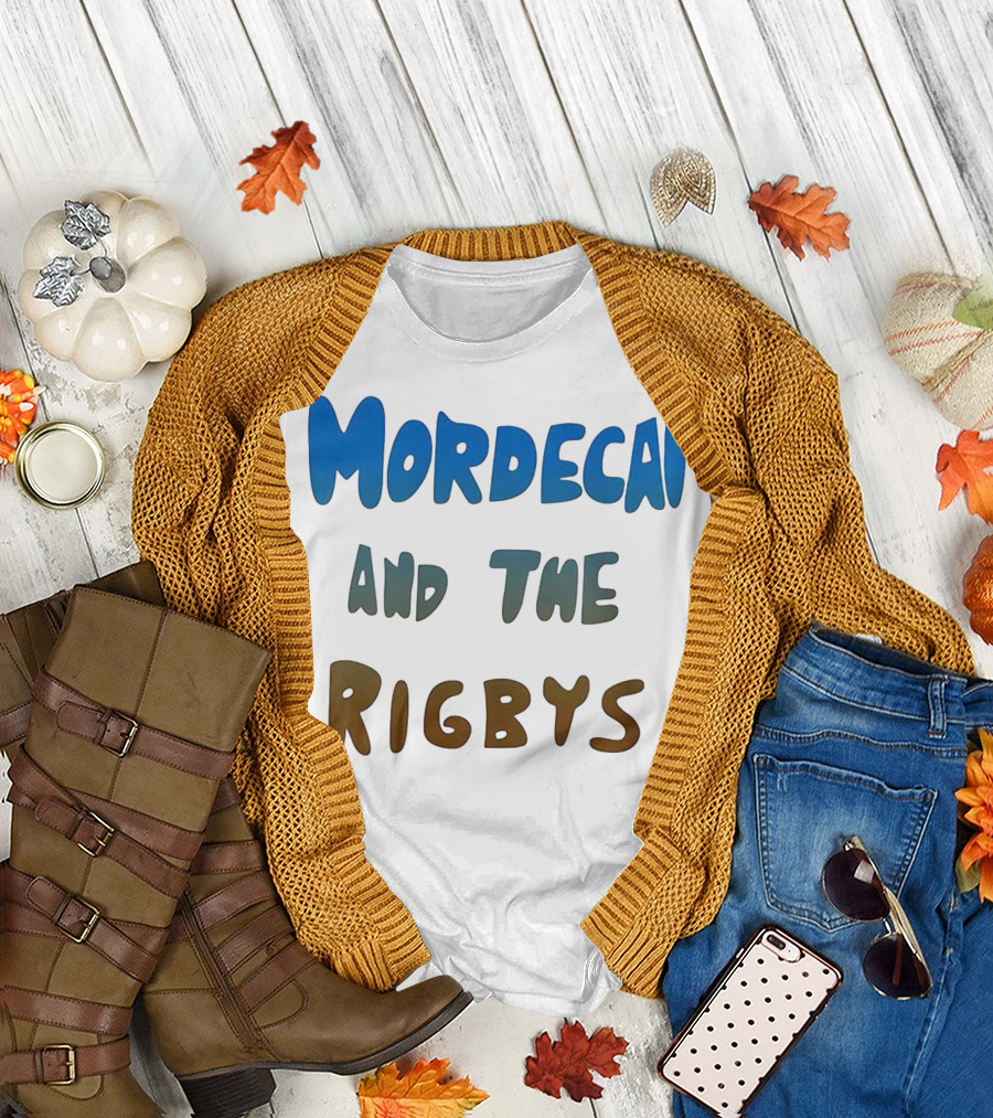Mordecai and the Rigbys Regular Show Cartoon Character T-Shirt