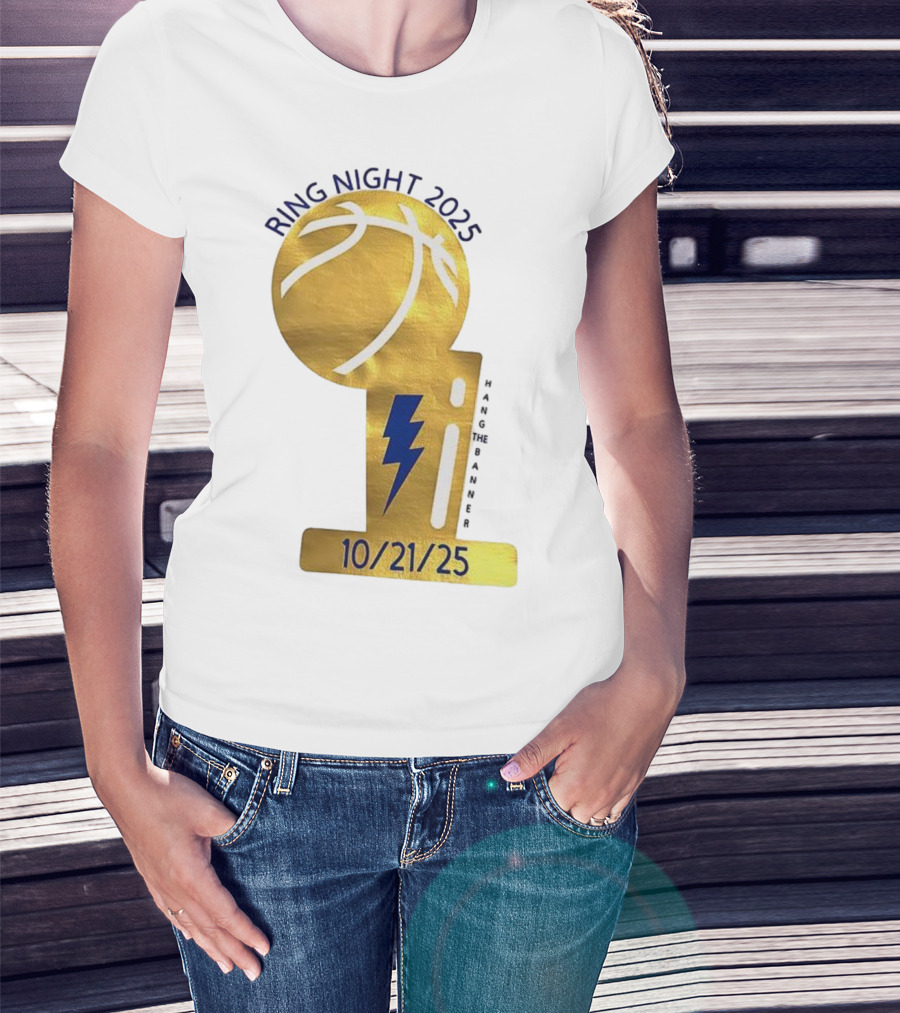 Ring Night 2025 Hang The Banner 10/21/25 Championship Celebration T-Shirt