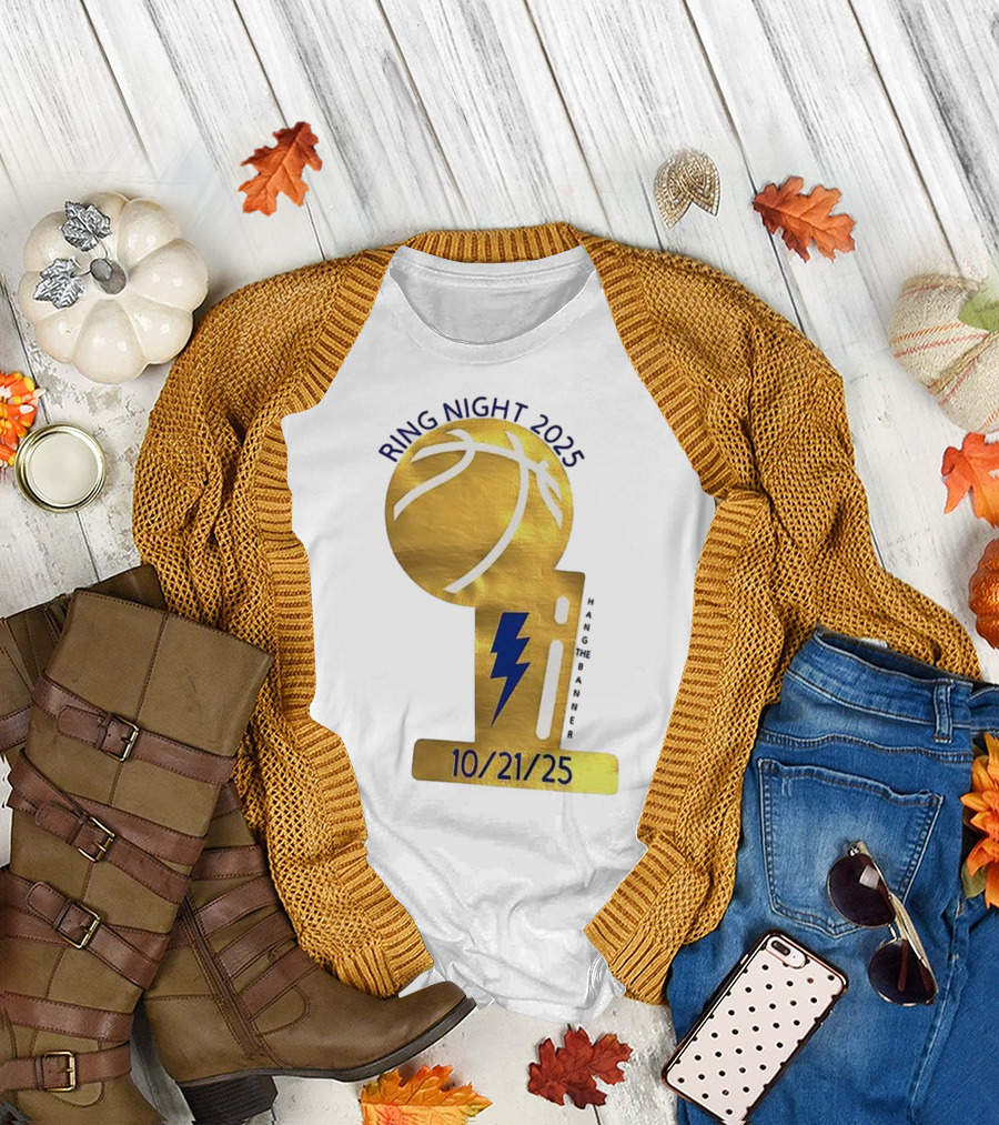Ring Night 2025 Hang the Banner 10/21/25 Championship Celebration T-Shirt