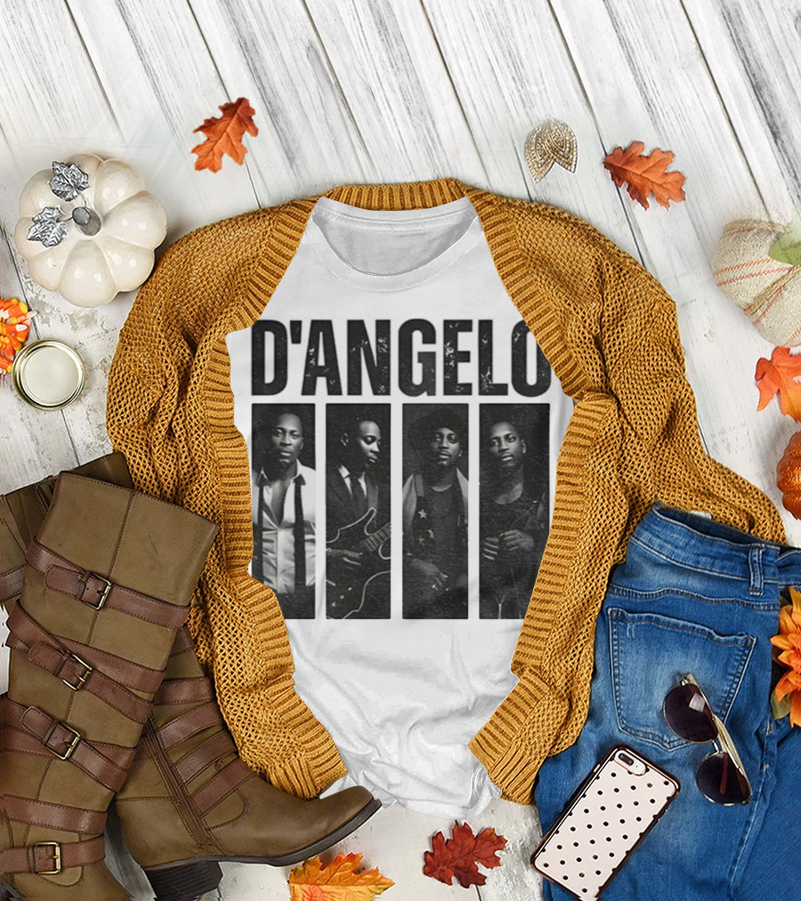 RIP D’Angelo Thanks For Memories 1974 2025 Iconic Music Legend Tribute T-Shirt