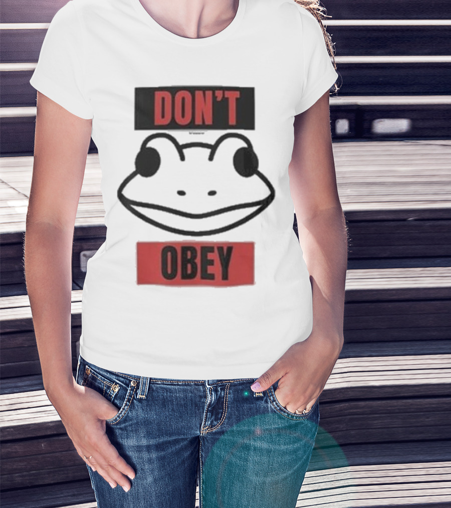 Don’t Obey Frog Resistance Portland T-Shirt
