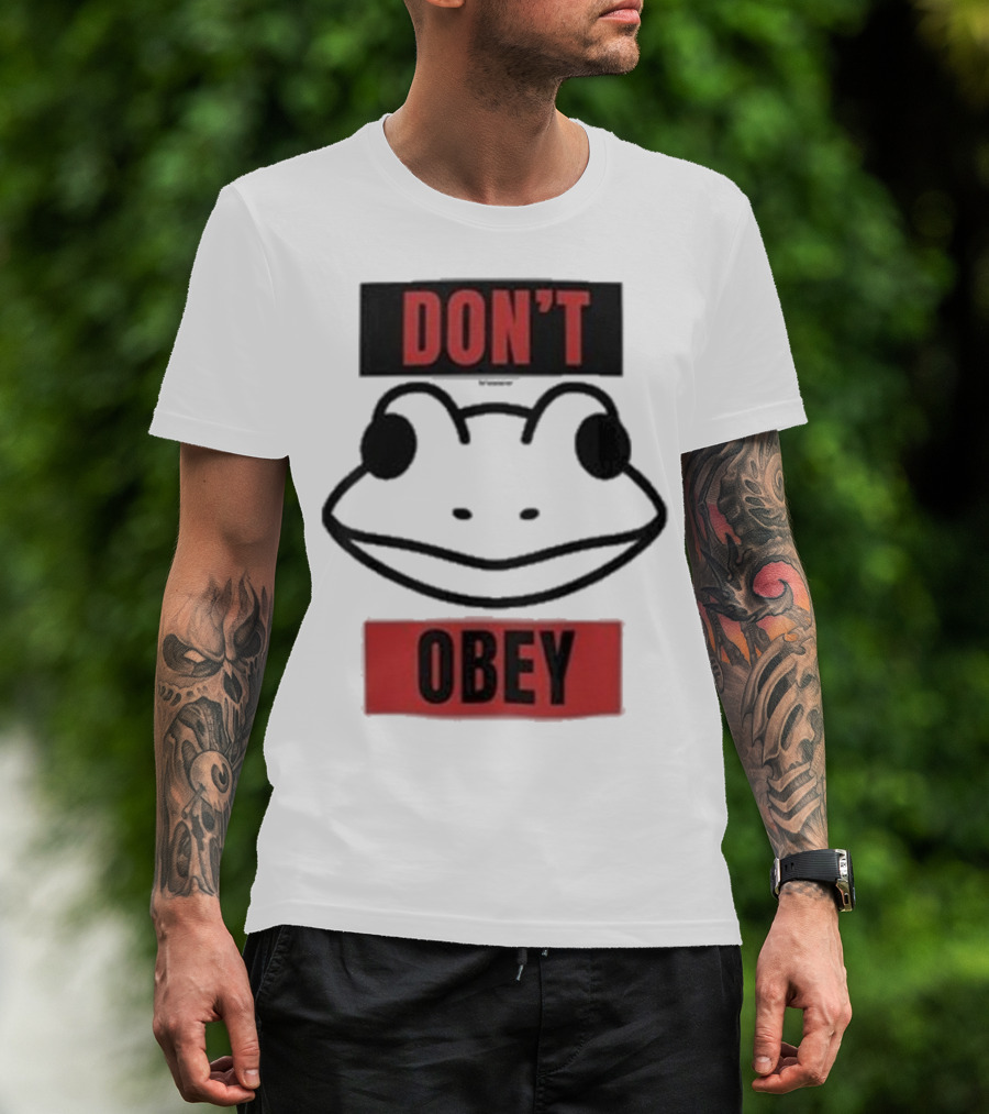Don’t Obey Frog Resistance Portland T-Shirt