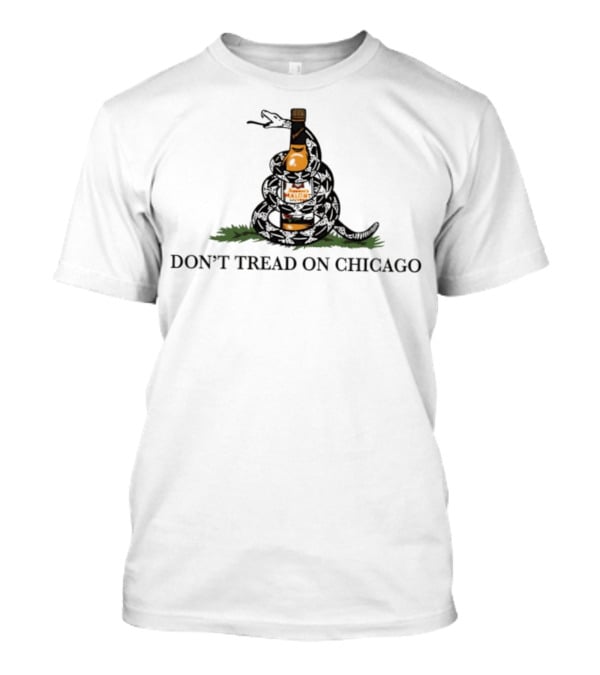 Don't Tread On Chicago Whiskey Snake T-Shirt