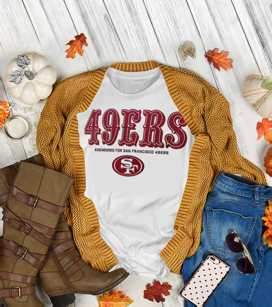George Kittle Engineered For San Francisco 49ers 49ERS SF T-Shirt