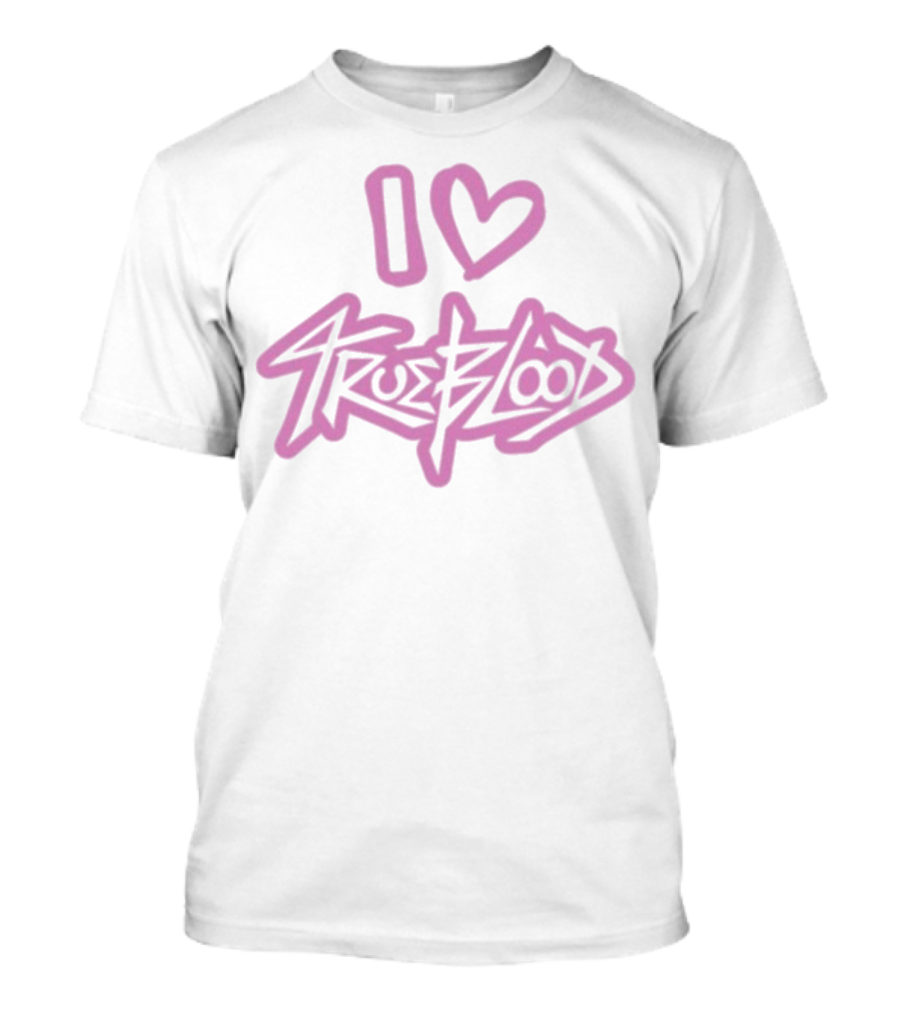 I Love Trueblood Pink Graffiti Style T-Shirt