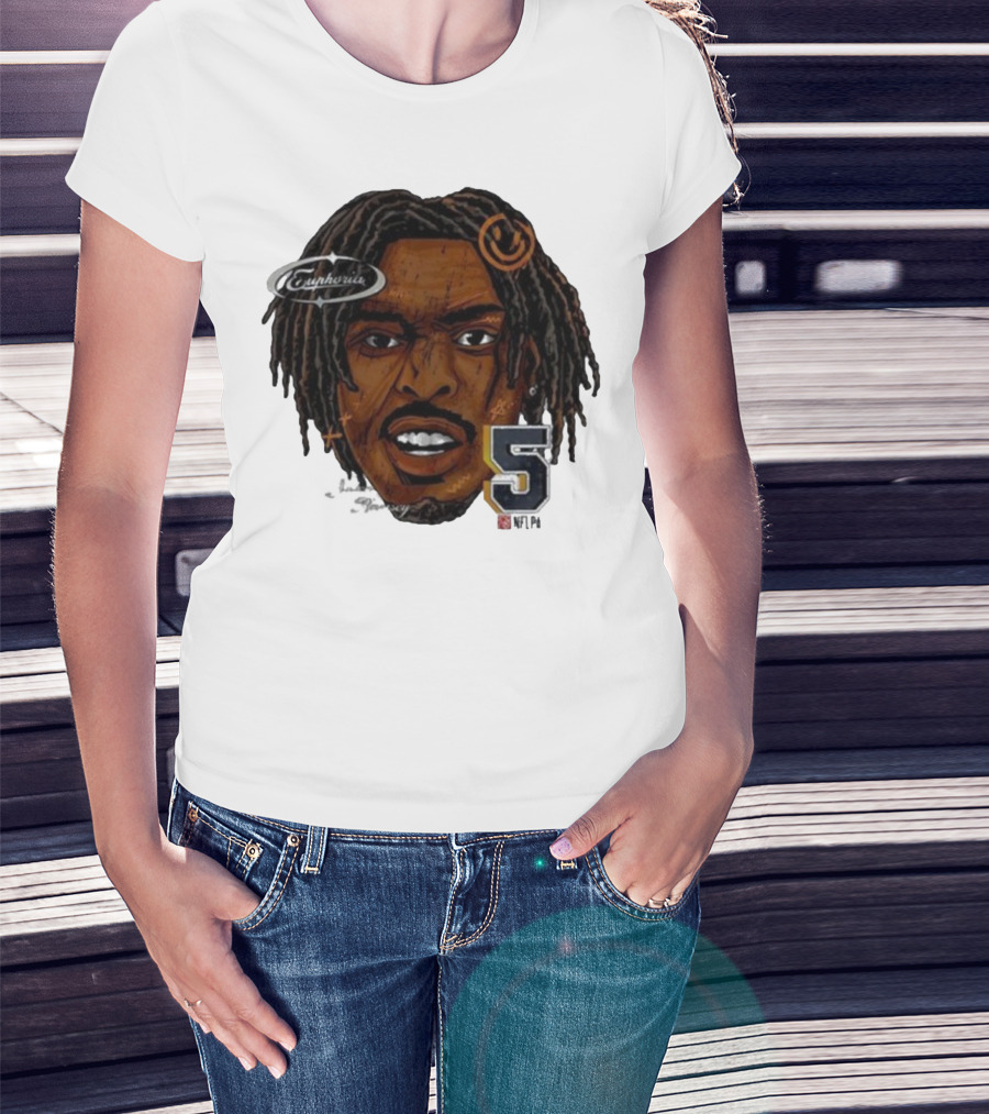 Jalen Ramsey Euphoria #5 Big Head Steelers T-Shirt