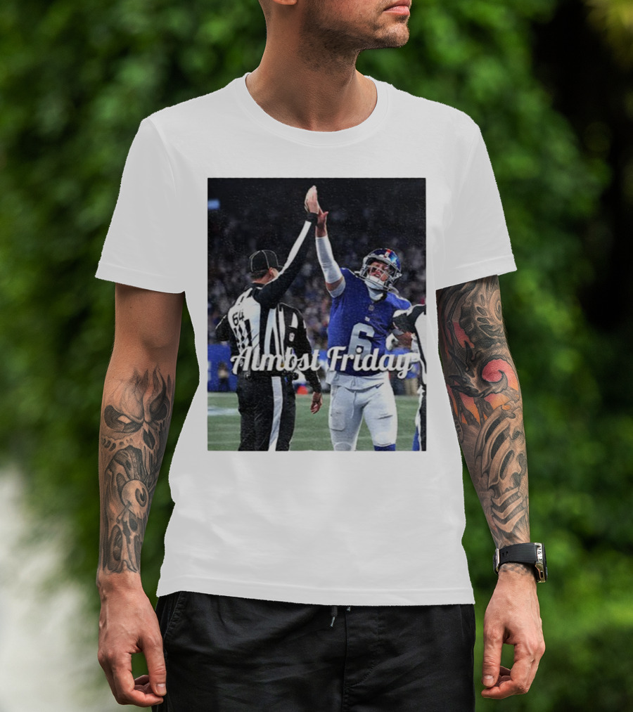 Almost Friday Jaxson Dart High Five Celebration T-Shirt