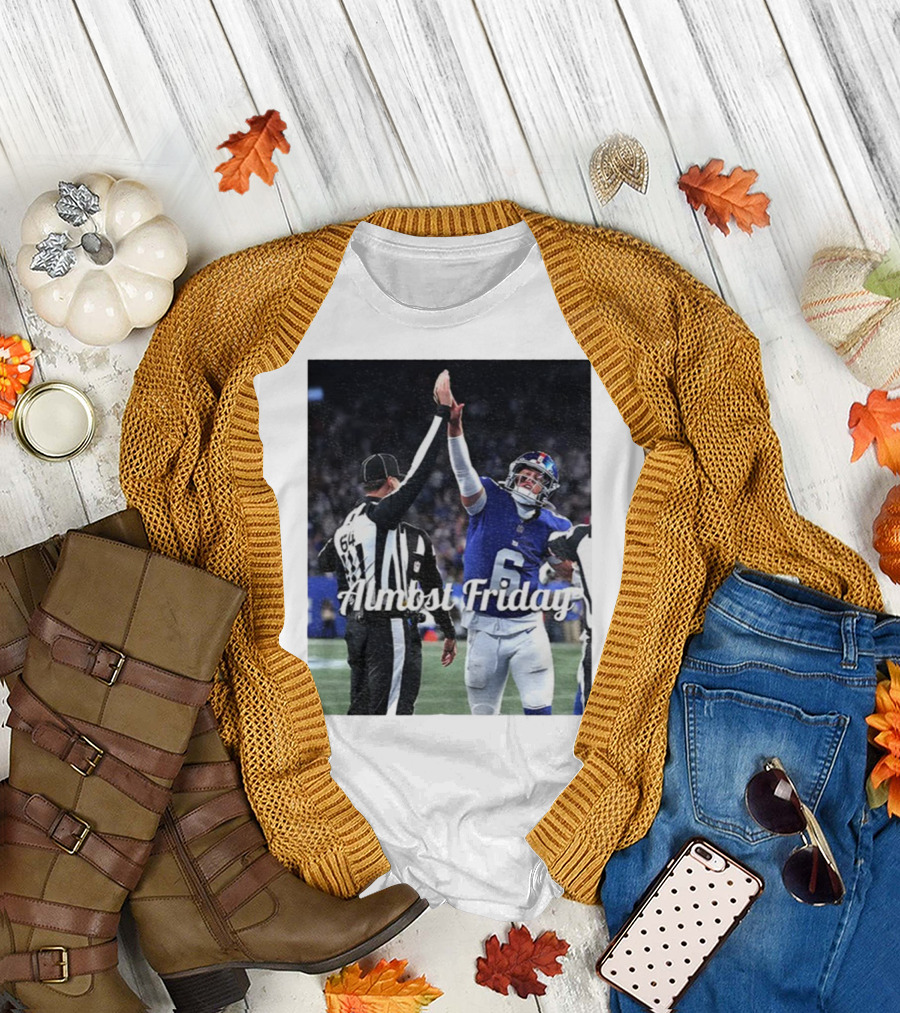 Almost Friday Jaxson Dart High Five Celebration T-Shirt