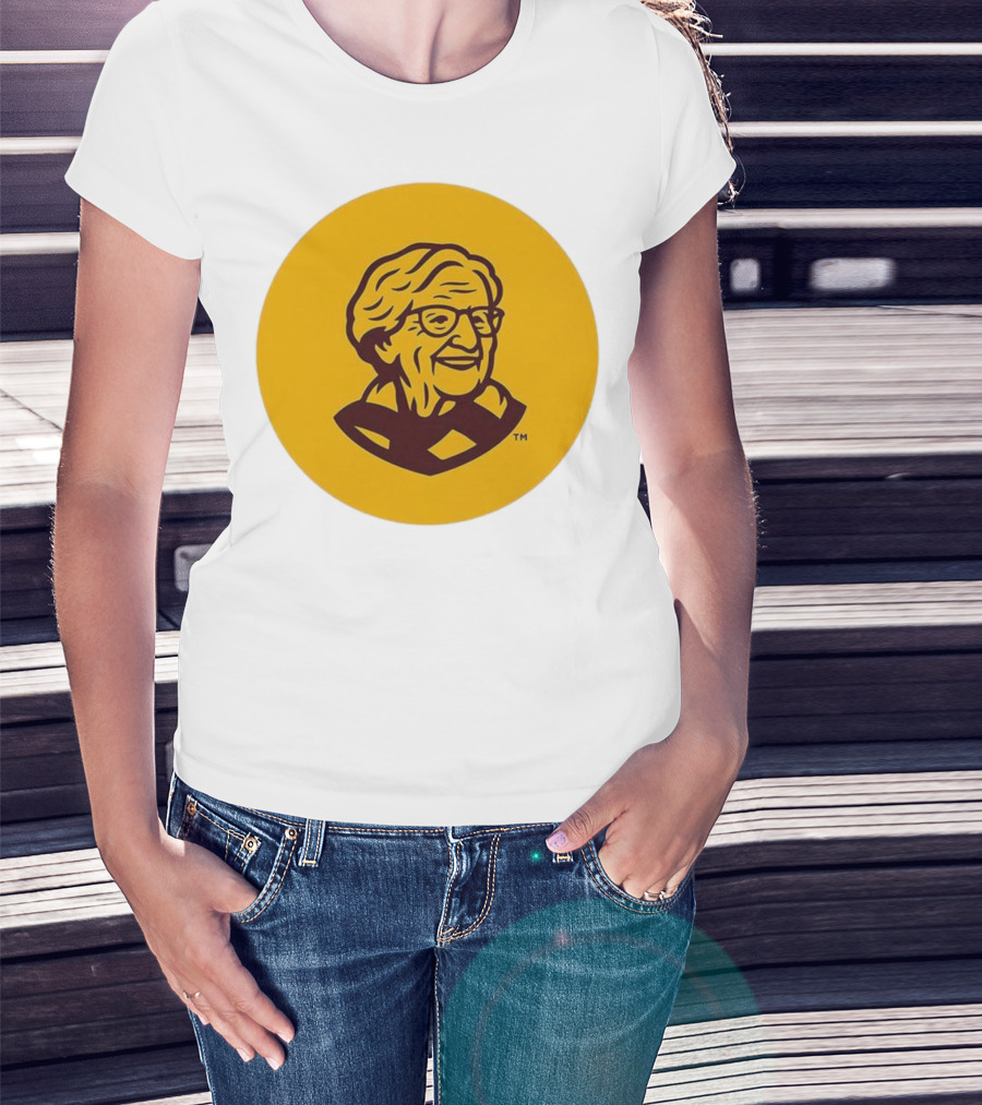 Loyola Chicago Sister Jean Trademark Icon Yellow T-Shirt