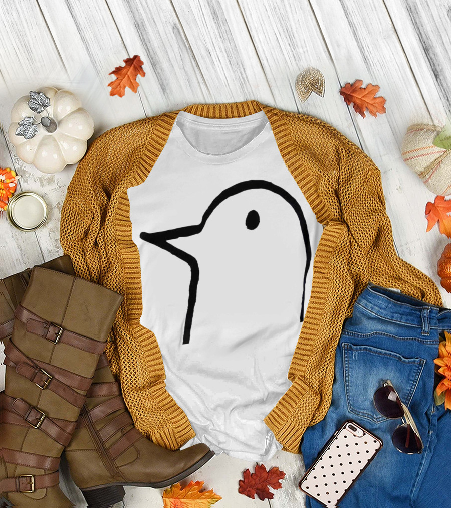 Oyasumi Punpun Iconic Bird Sketch Manga Symbol T-Shirt