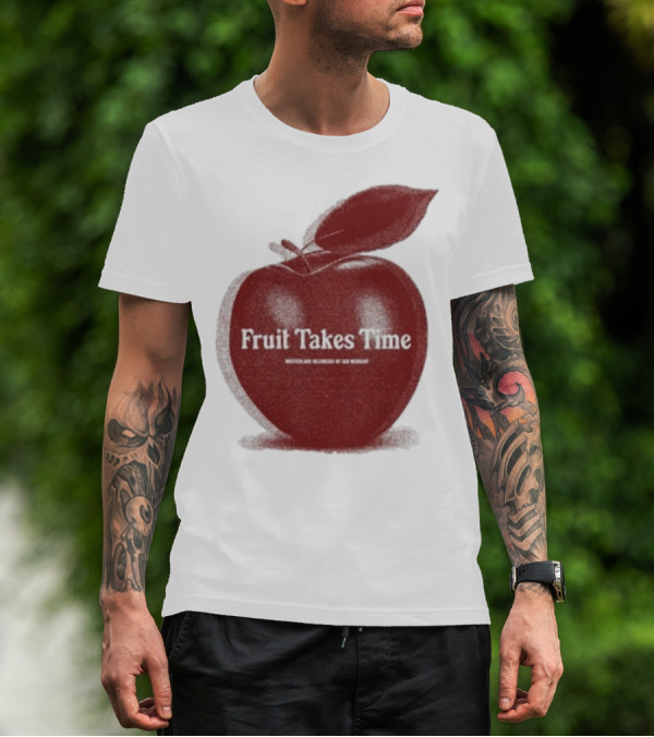 Fruit Takes Time By Seu Worship Red Apple T-Shirt