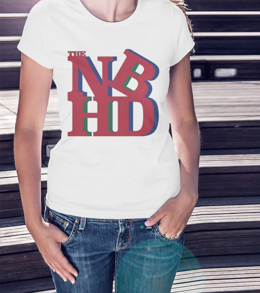 The Neighbourhood NBHD Text Layered Style T-Shirt