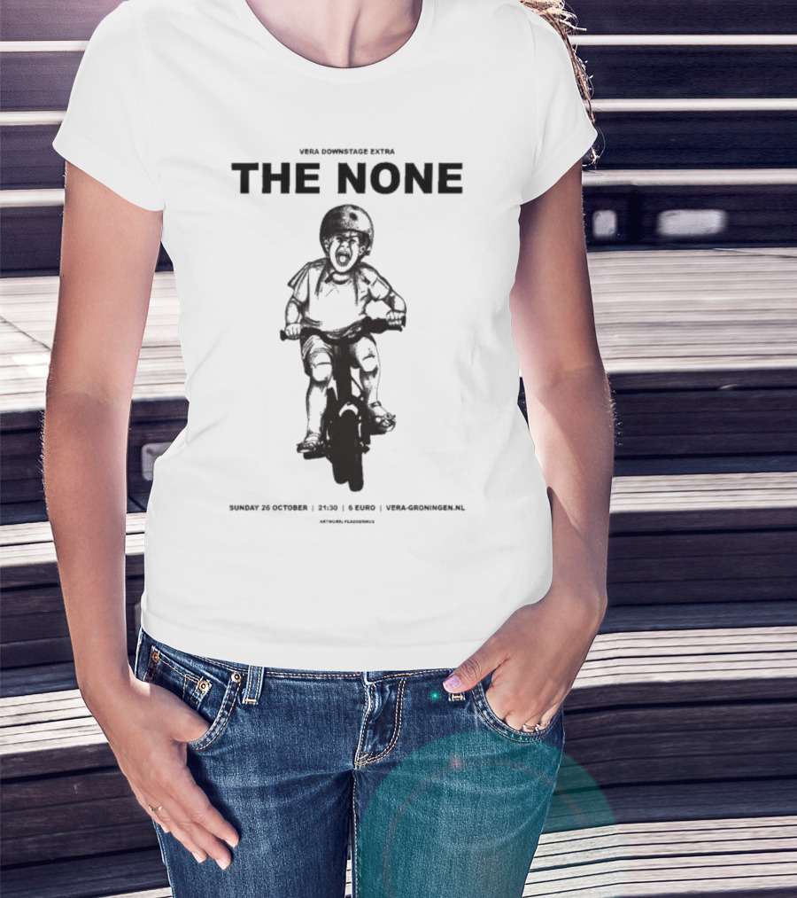 The None Oct 26 2025 Groningen NL Biker Design T-Shirt