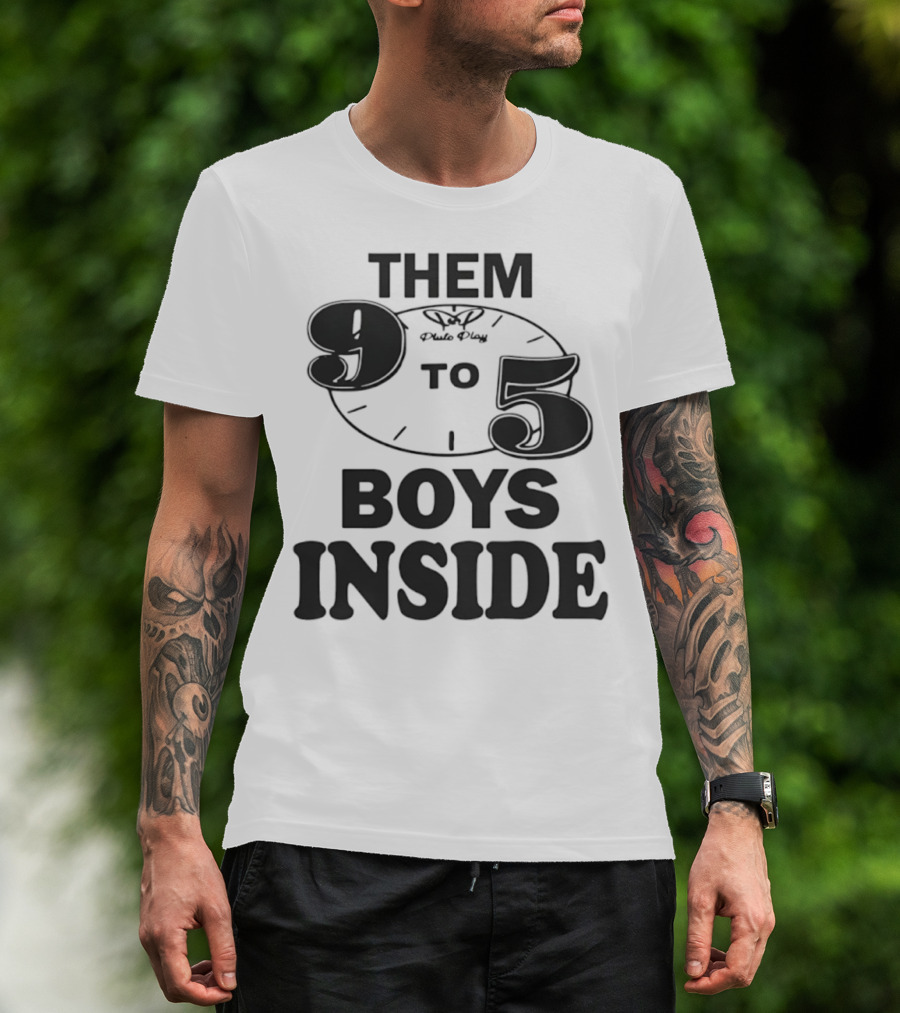Them 9 To 5 Boys Inside Face T-Shirt