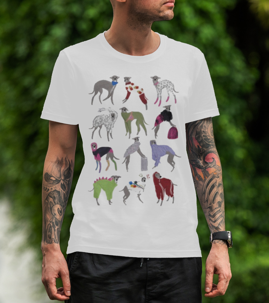 Tika The Iggy Fashion Dogs In Colorful Outfits T-Shirt