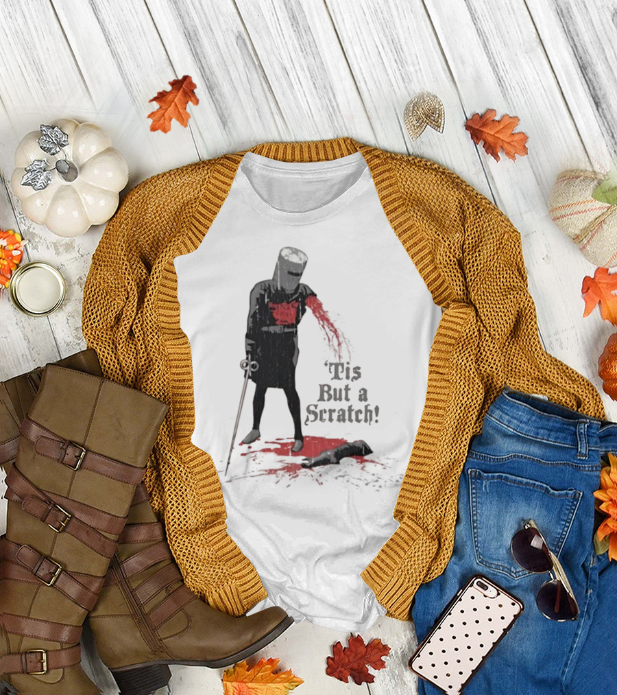 Monty Python Black Knight 'Tis But A Scratch Classic Scene T-Shirt