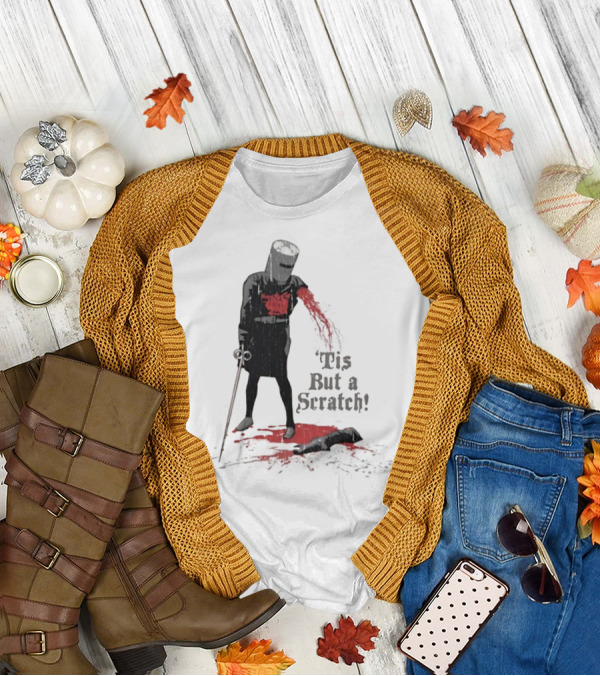 Monty Python Black Knight 'Tis But A Scratch Classic Scene T-Shirt