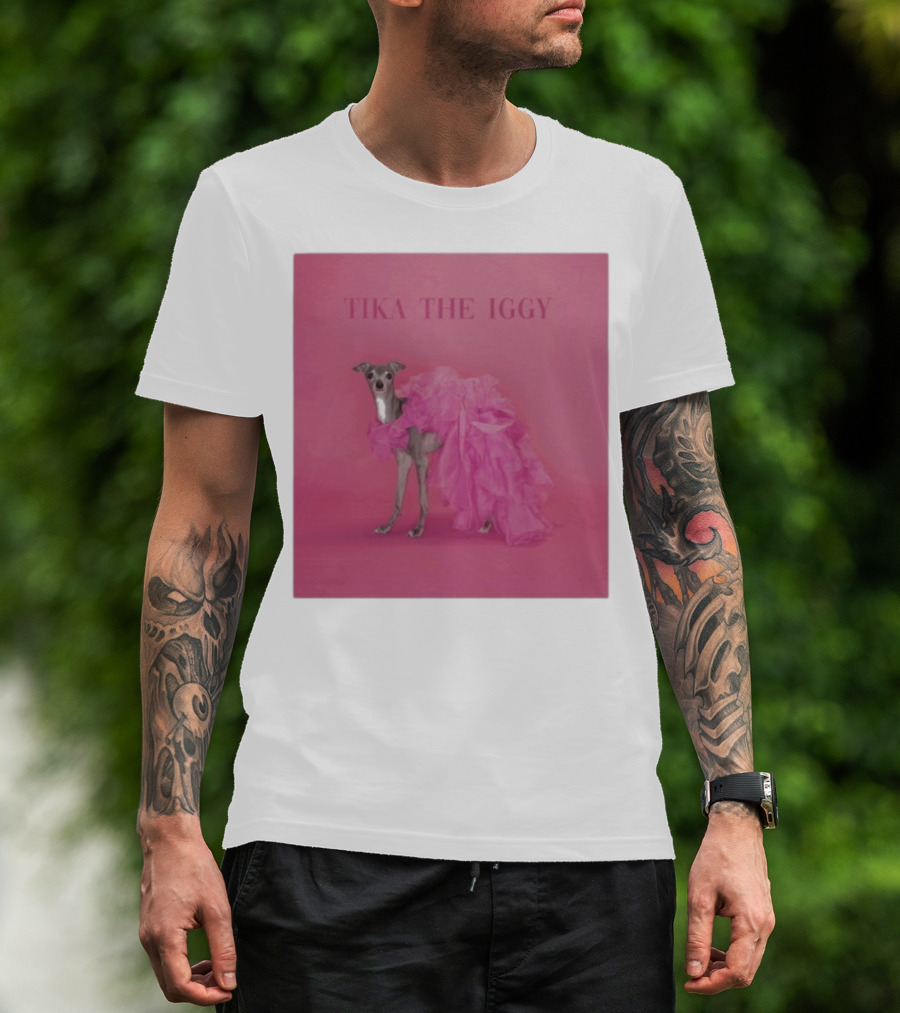 Tika The Iggy Pink Ruffle Fashion Tour T-Shirt