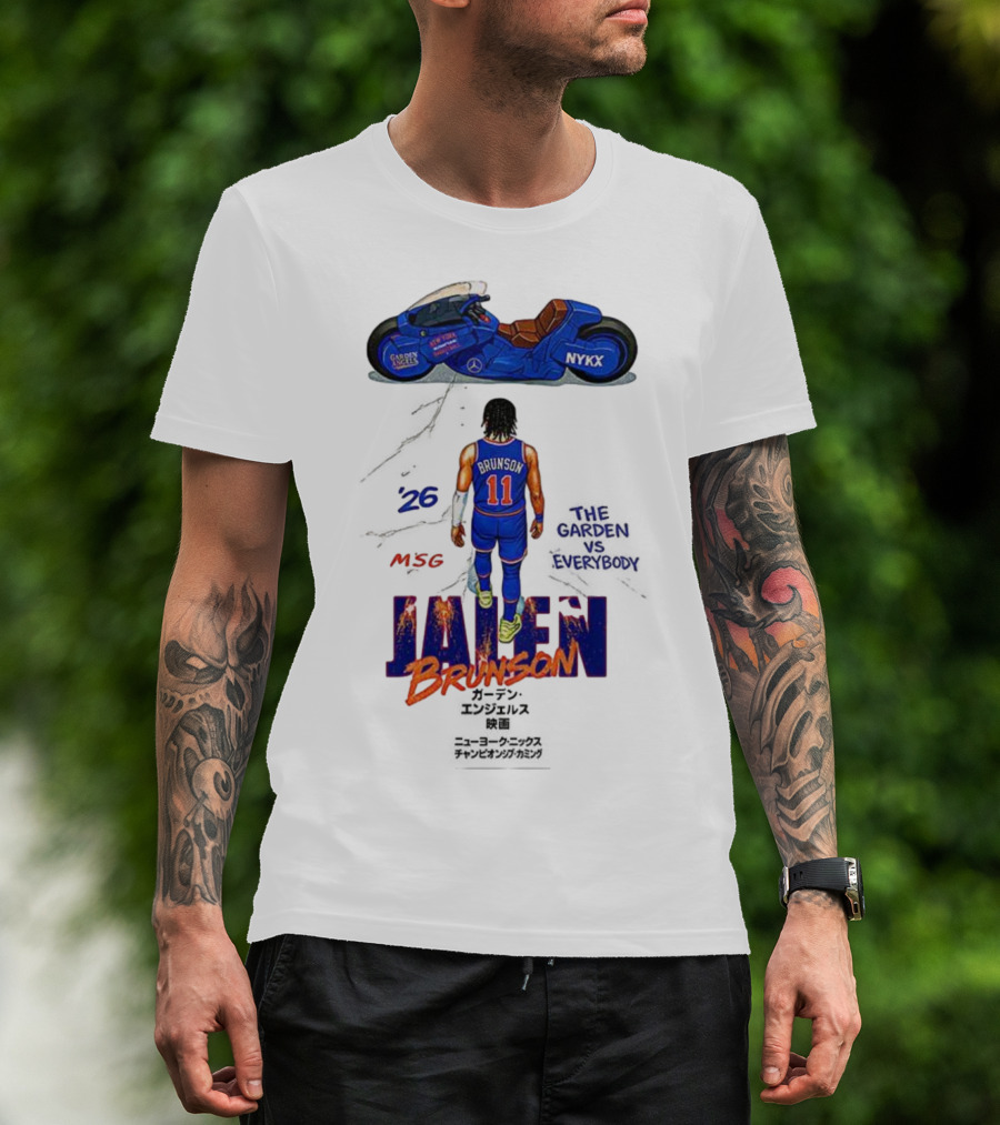 AKIRA Jalen Brunson MSG The Garden Vs Everybody NYKX 11 26 T-Shirt