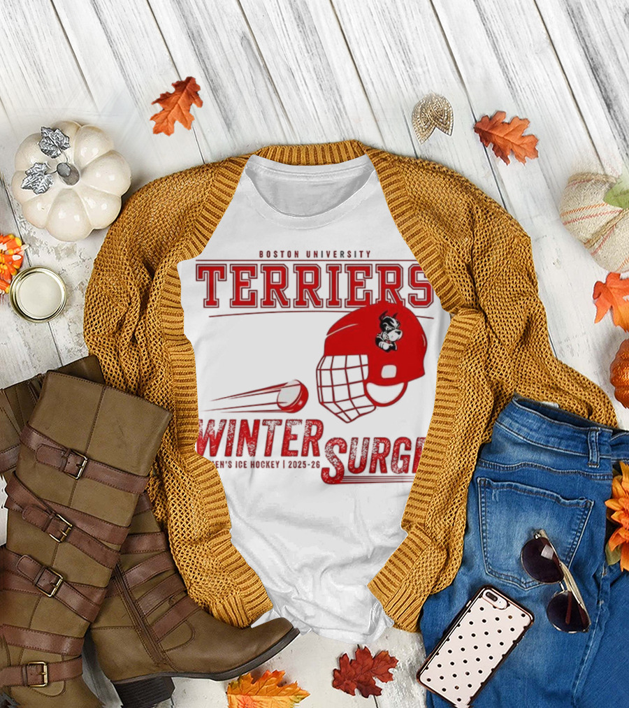 Boston Terriers Hockey Winter Surge 2009-2010 T-Shirt