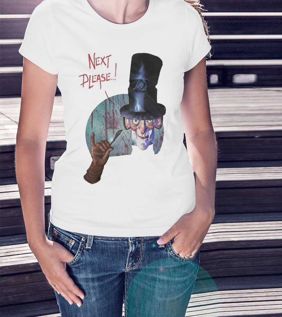 John Bolton1989 Next Please Horror Graffiti Halloween T-Shirt