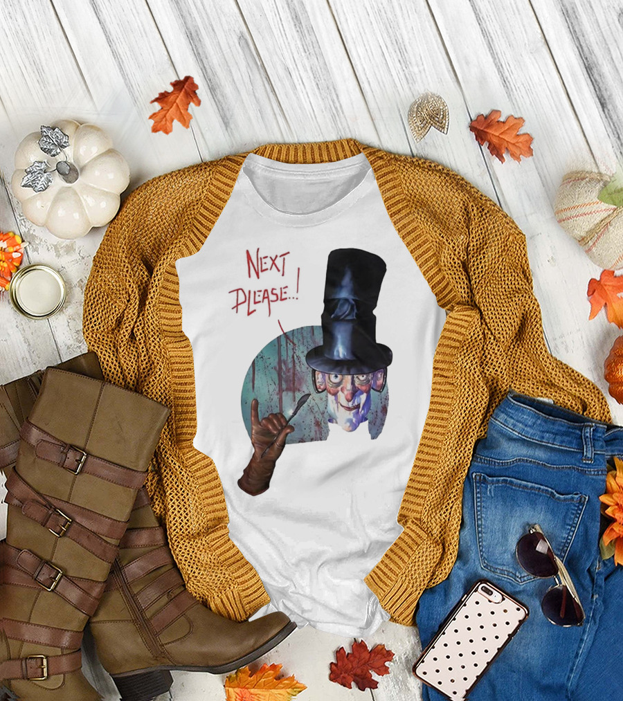 John Bolton1989 Next Please Horror Graffiti Halloween T-Shirt