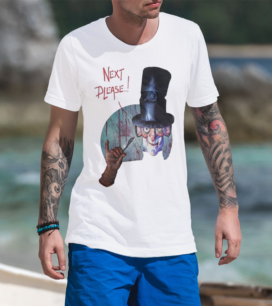 John Bolton1989 Next Please Horror Graffiti Halloween T-Shirt