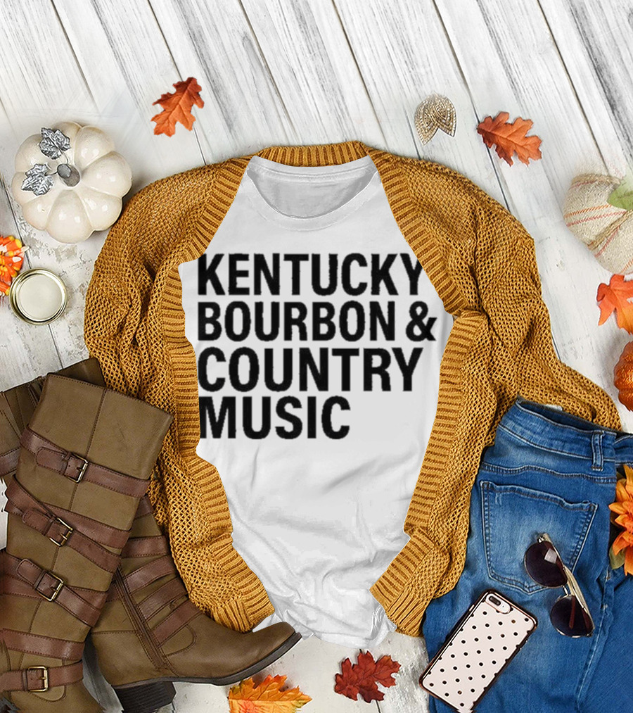 Kentucky Bourbon and Country Music Lover Essentials T-Shirt