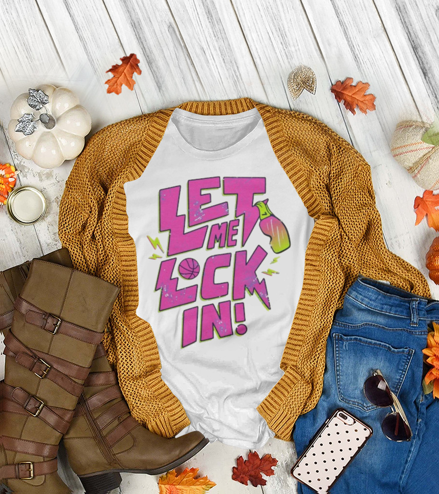 Looney Tunes Oklahoma Thunder Let Me Lock In Basketball Bottle Lightning T-Shirt