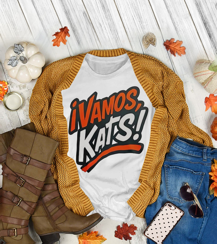 Sam Houston Bearkats Vamos Kats Football Enthusiasts Gear T-Shirt