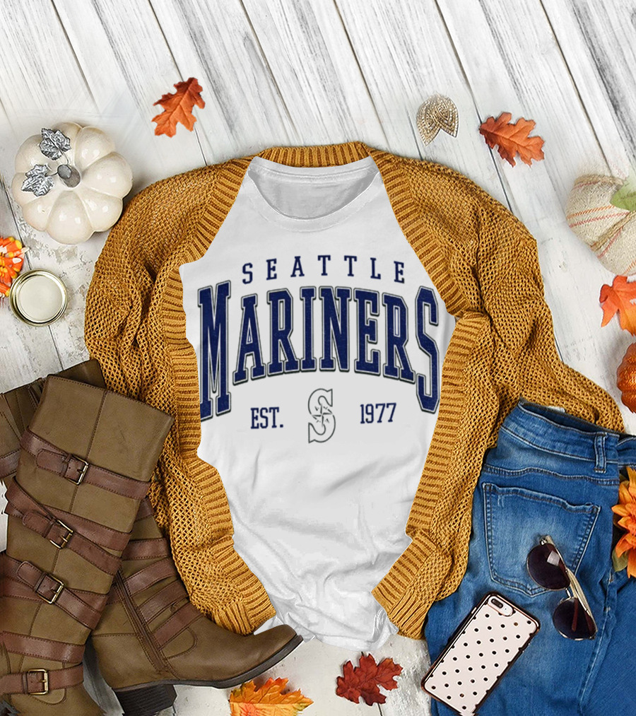 Seattle Mariners Est 1977 Vintage MLB Baseball T-Shirt