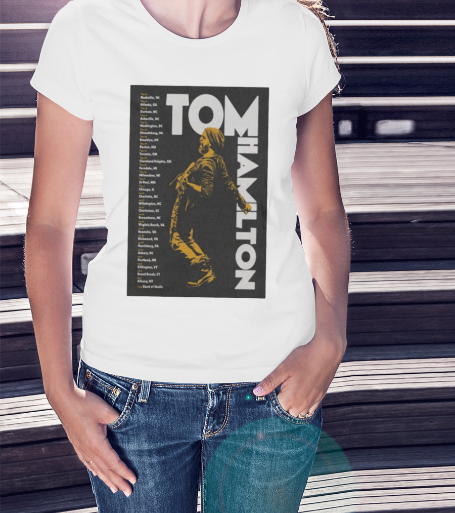 Tom Hamilton Jr Tour 2025 Nashville Atlanta Chicago Brooklyn Dates T-Shirt