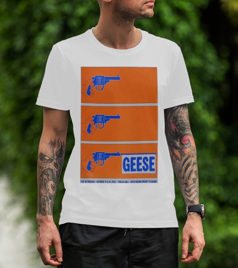 GEESE Live In Chicago Thalia Hall October 15 16 2025 Racing Mount Pleasant T-Shirt