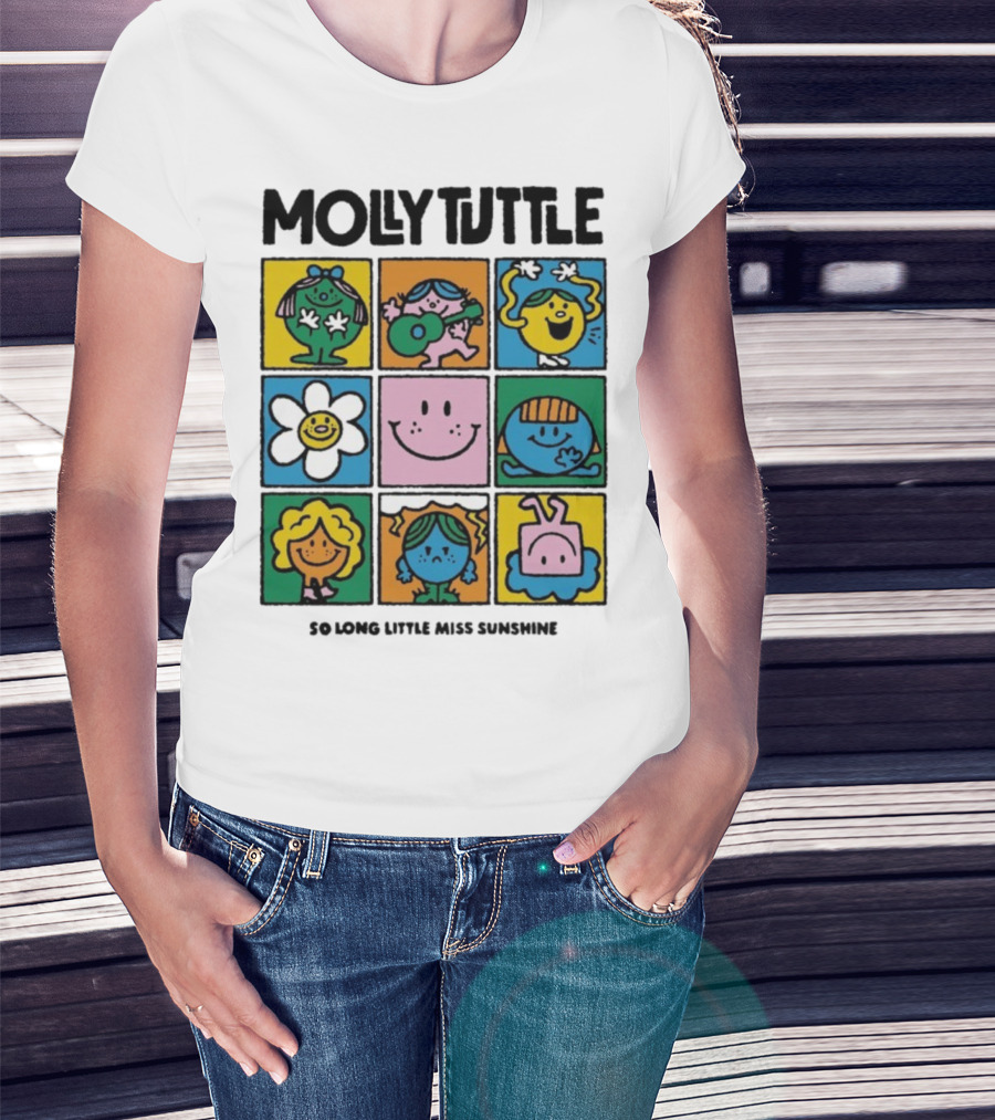Molly Tuttle So Long Little Miss Sunshine Characters Iconic Pop Art Style T-Shirt