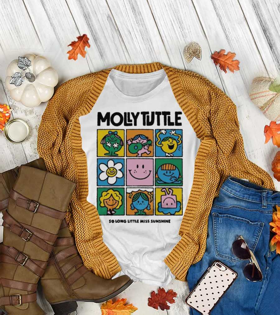 Molly Tuttle So Long Little Miss Sunshine Characters Iconic Pop Art Style T-Shirt