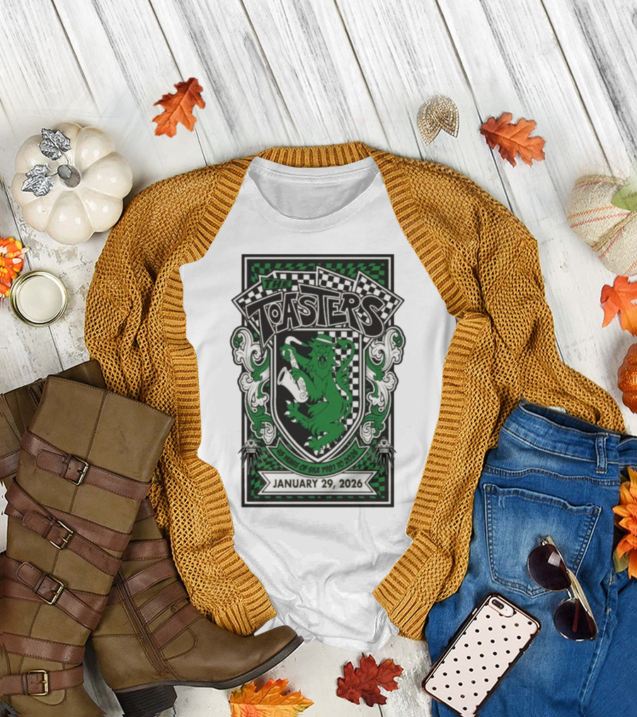 The Toasters Grand Rapids MI January 29 2026 45 Years of Ska 1981 to 2026 T-Shirt