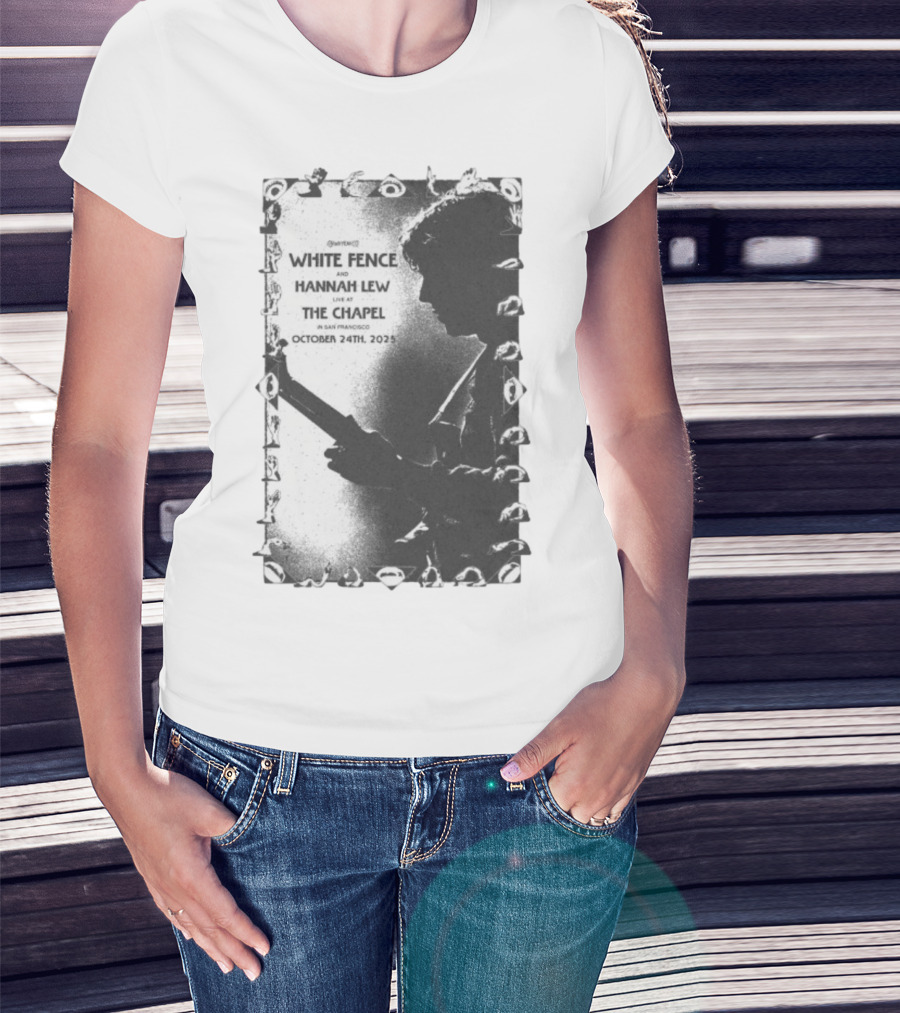 White Fence And Hannah Lew Live At The Chapel San Francisco October 24th 2025 T-Shirt