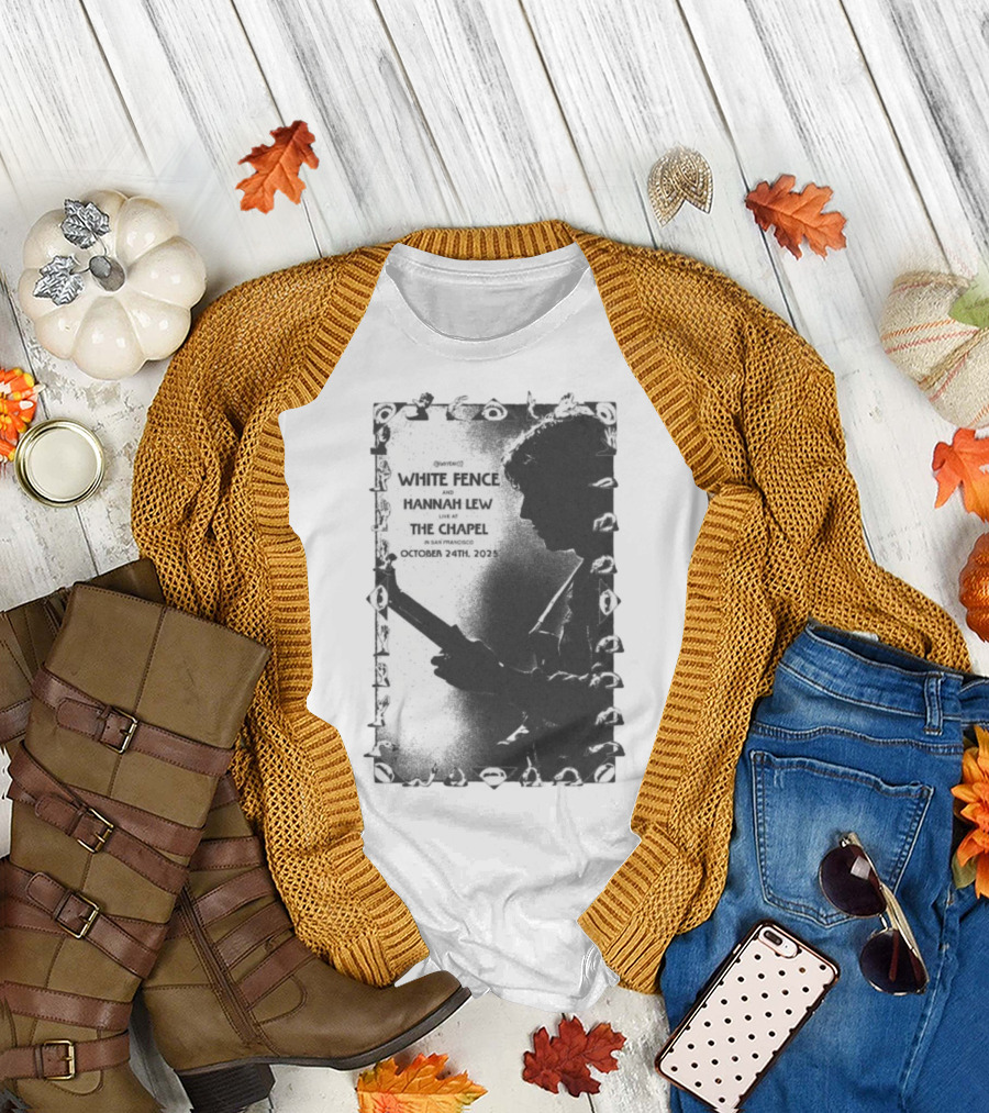 White Fence and Hannah Lew Live at The Chapel San Francisco October 24th 2025 T-Shirt