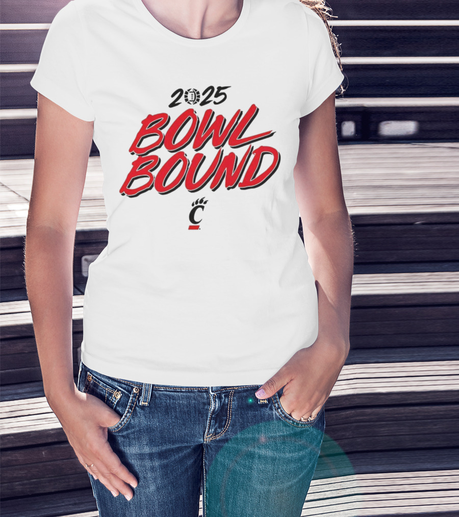 Cincinnati Bearcats 2025 Bowl Bound T-Shirt