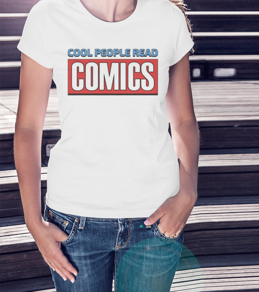 COOL PEOPLE READ COMICS T-Shirt