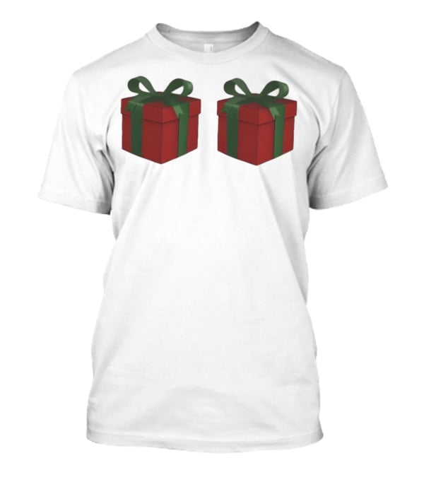 Just Here For The Presents Gifts Holiday Humor T-Shirt