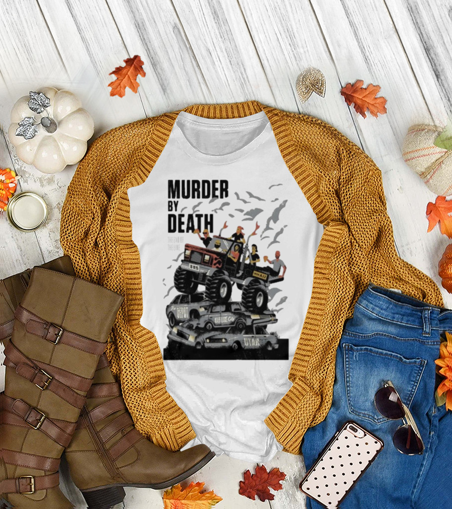Murder By Death October 19 2025 Salt Lake City Tour Utah Depot Event Monster Truck Illustration T-Shirt